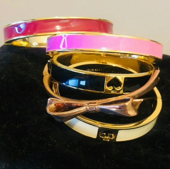 Kate Spade Rose Gold Love Note Bangle Bracelet - Picture 3 of 4